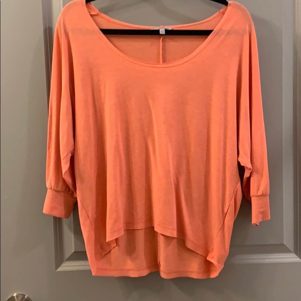 Pink/coral tunic top
